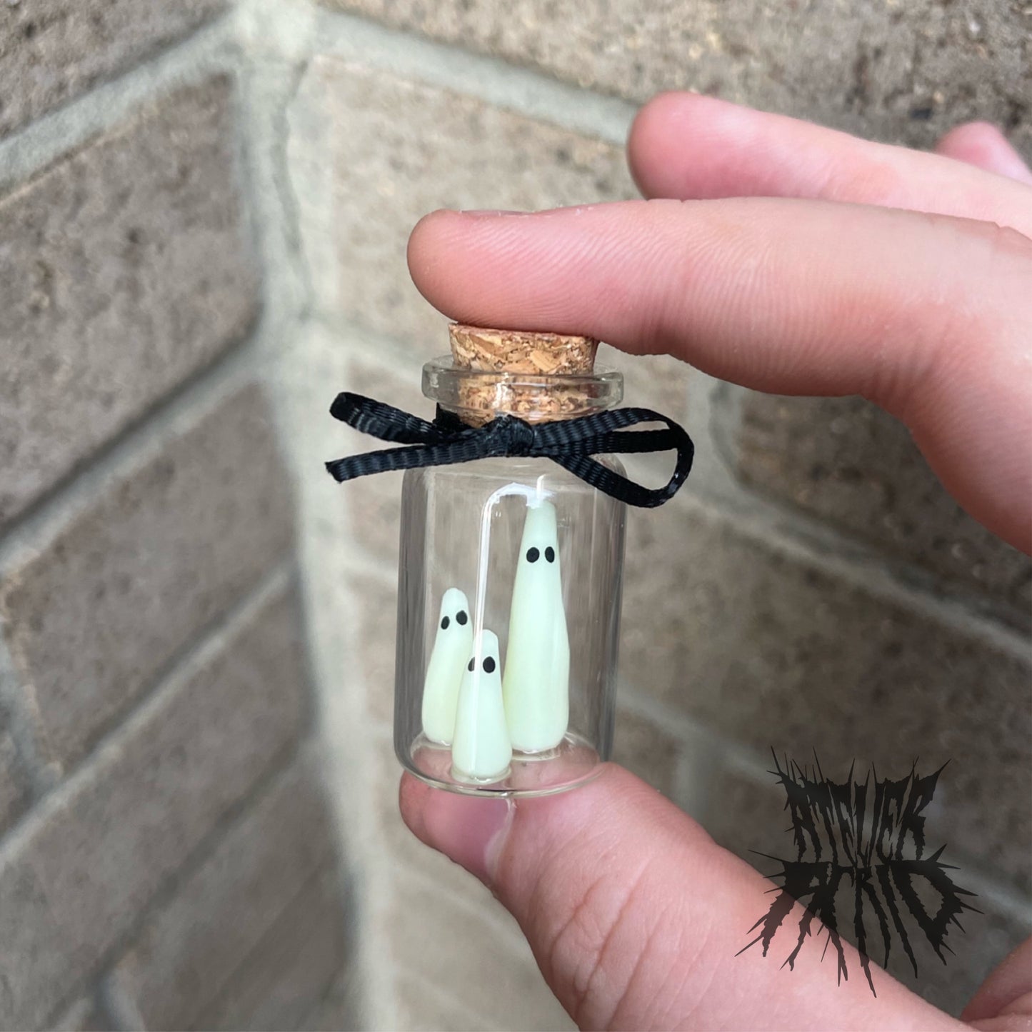 Adopt-a-Ghost- The Troublesome Trio. Cute Halloween miniature decoration