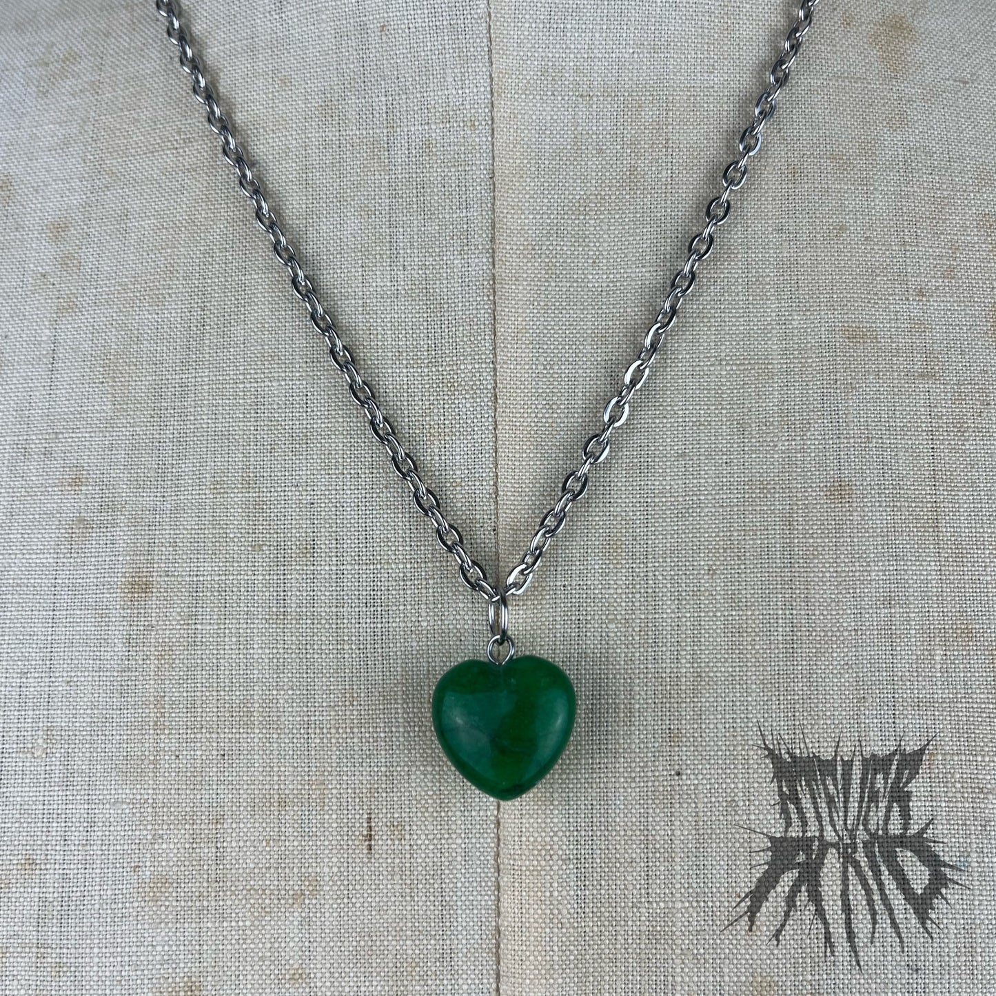 The Aventurine Heart Necklace