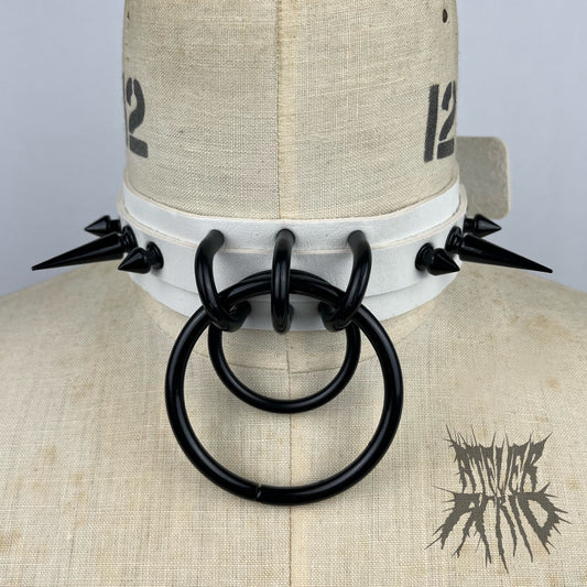 The Vicious Choker - White/Black