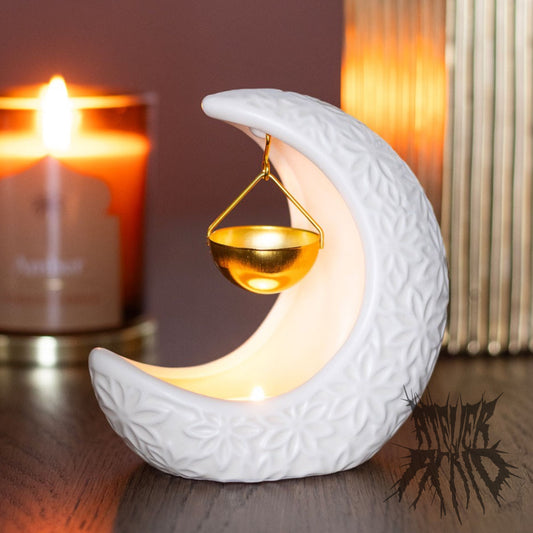 Crescent Moon Hanging Oil Burner
