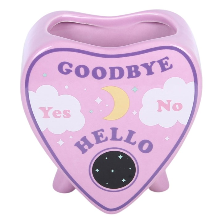 Pastel Talking Board Planchette Flower Vase