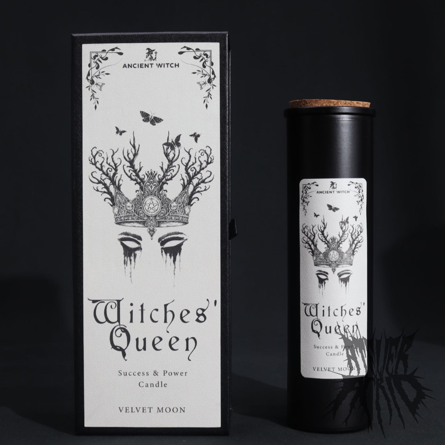 Witches' Queen Ancient Witch Ritual Candle - Gift Boxed Spell Candle with Ritual Card