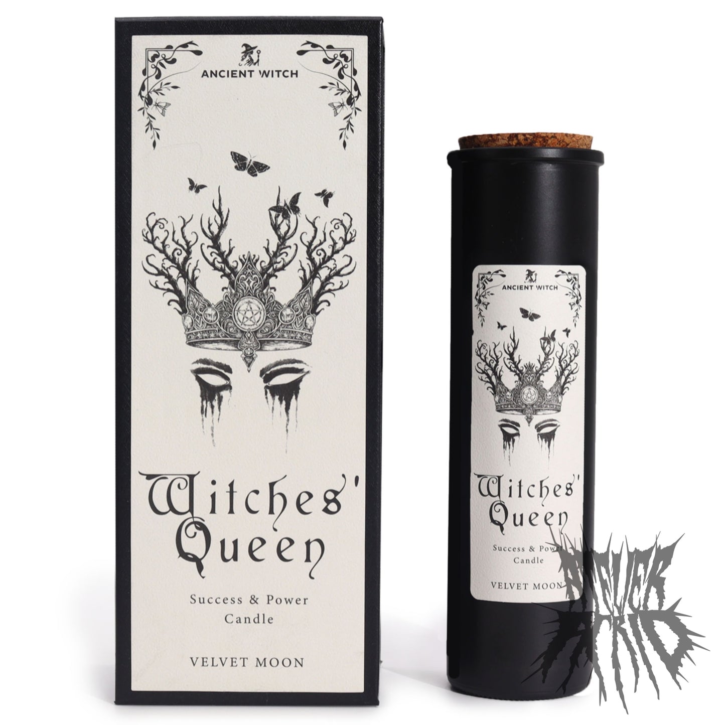 Witches' Queen Ancient Witch Ritual Candle - Gift Boxed Spell Candle with Ritual Card