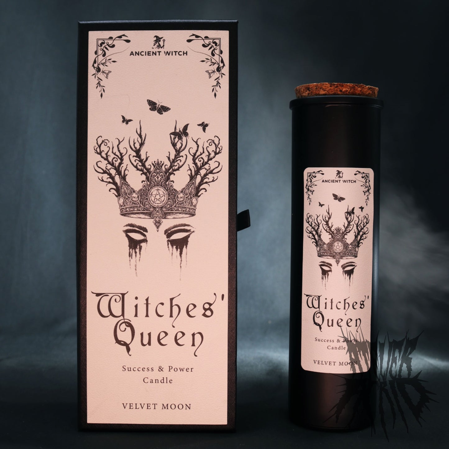 Witches' Queen Ancient Witch Ritual Candle - Gift Boxed Spell Candle with Ritual Card