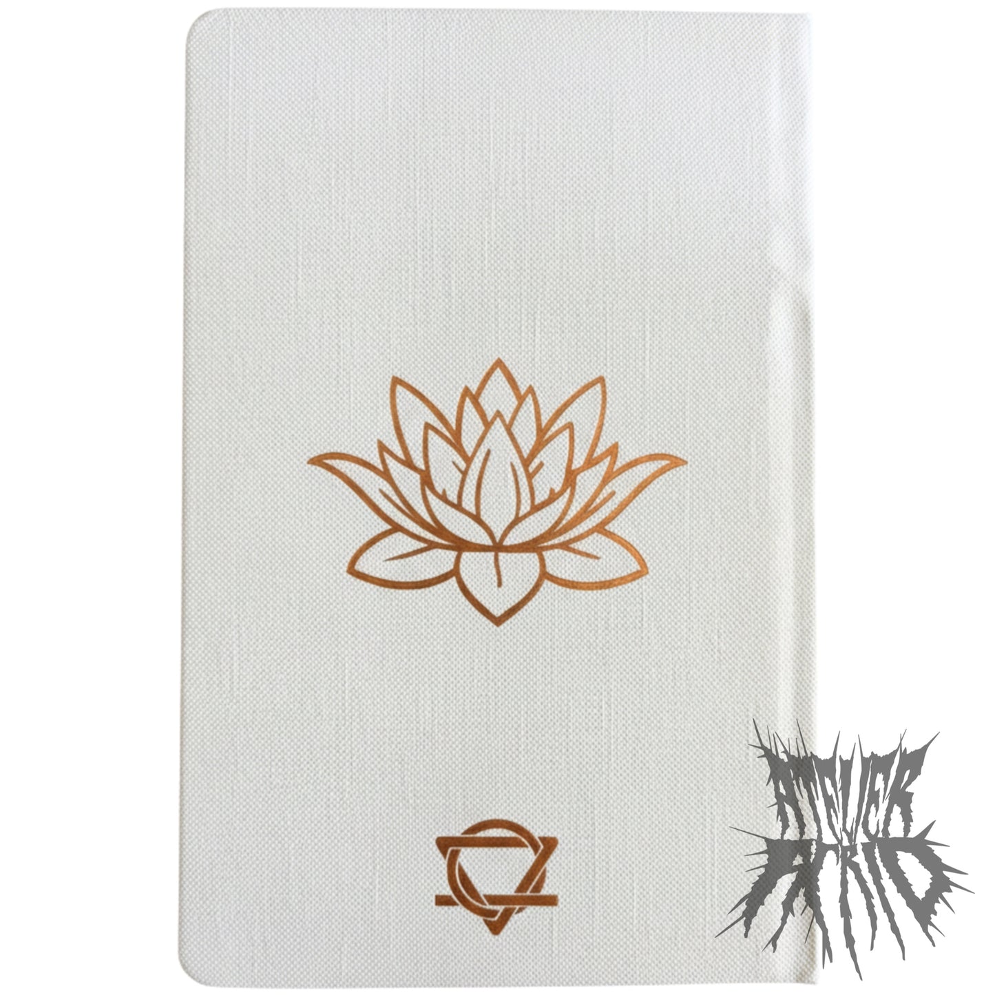 White & Rose Gold Wellbeing Journal - 120 pages