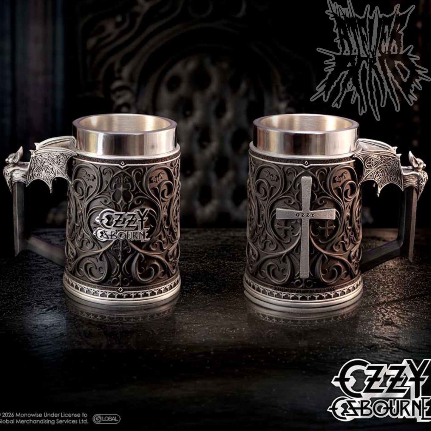 Ozzy Osbourne Prince of Darkness Tankard 15.6cm
