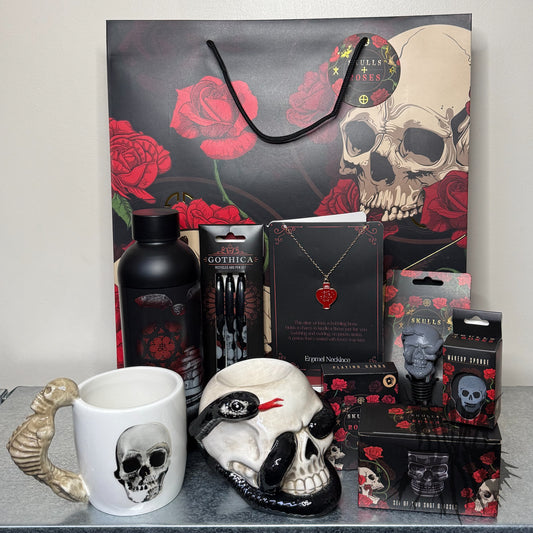 The Ultimate Gothic Gift Set - Alternative Skulls & Roses Gift Set