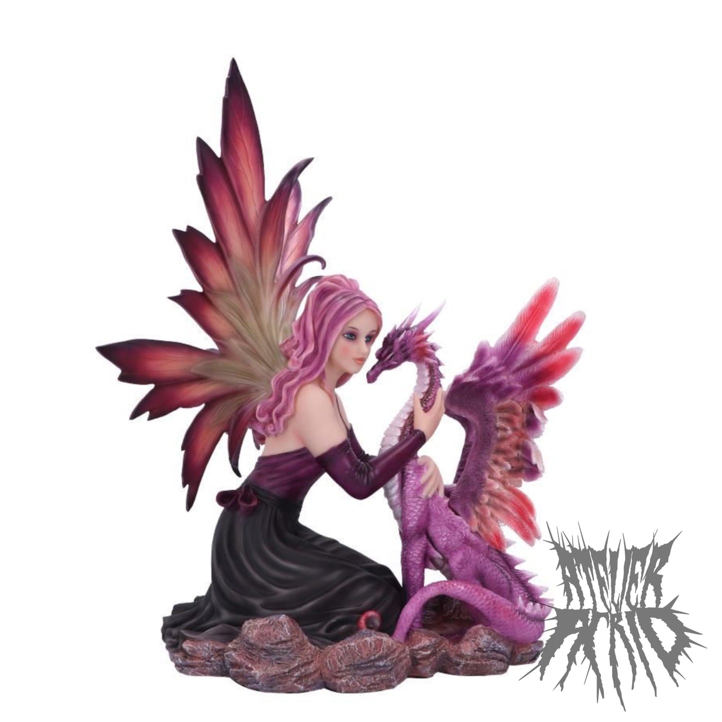 Raya 46cm - Summer Fairy with Dragon Figurine by Nemesis Now