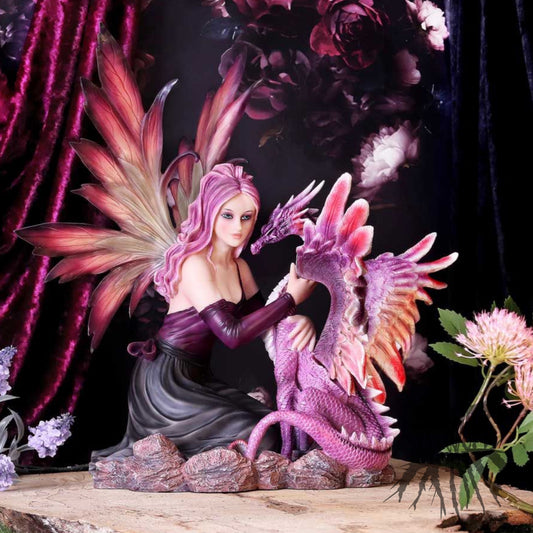 Raya 46cm - Summer Fairy with Dragon Figurine by Nemesis Now