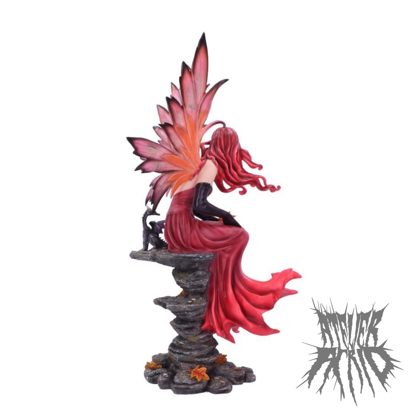 Carreen 60cm - Autumn Fairy with Dragon Figurine by Nemesis Now