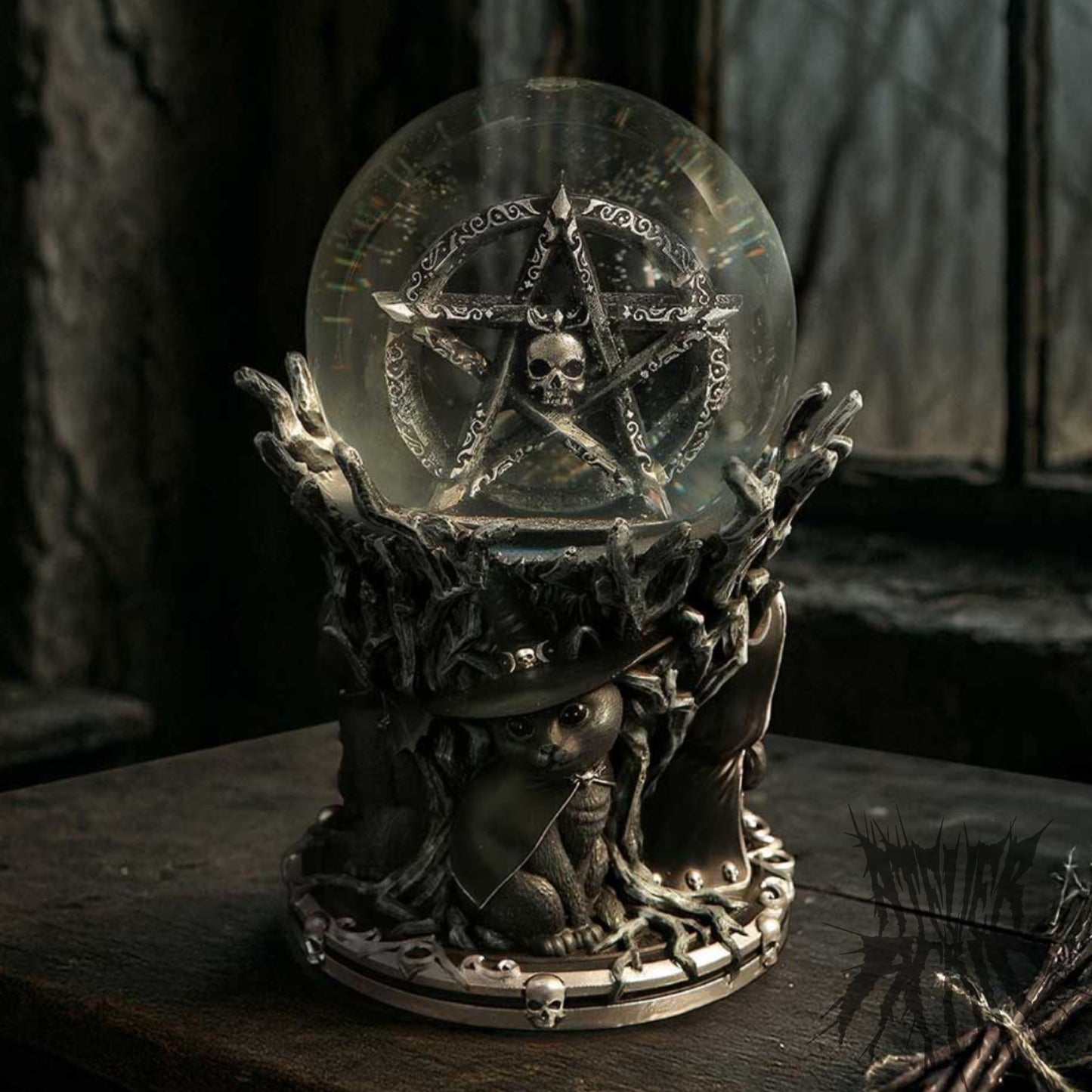 Cult Cuties Circle of Mischief Snow Globe