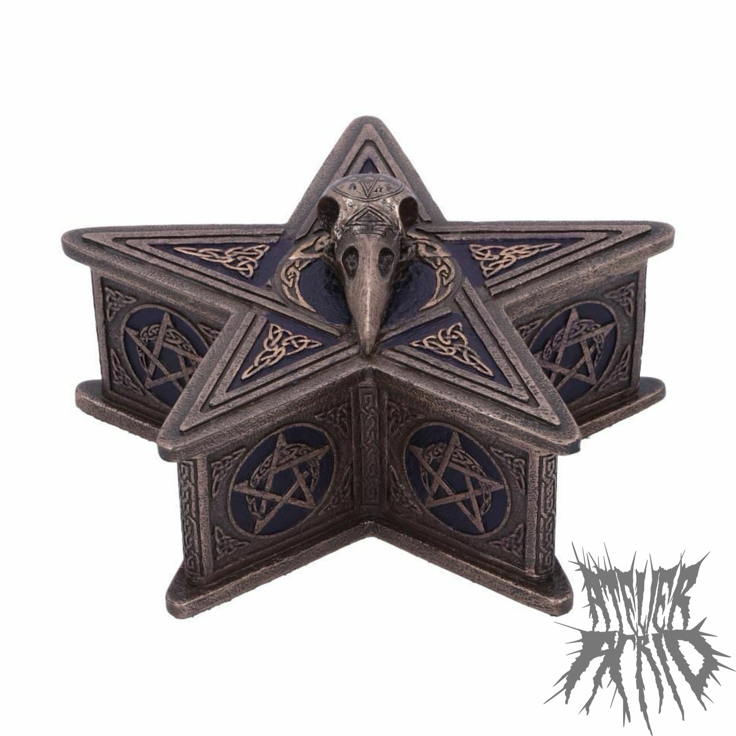 Nemesis Now Pentagram Raven Box 16.5cm