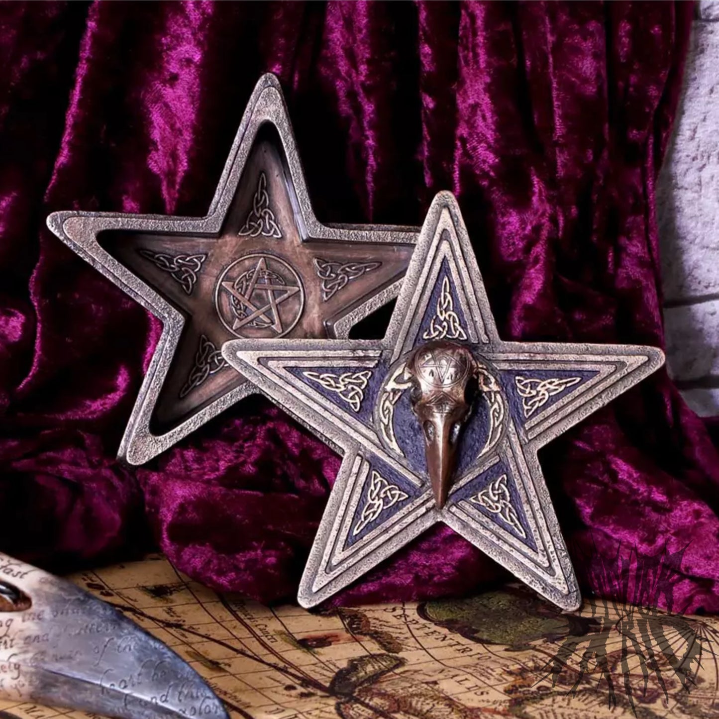 Nemesis Now Pentagram Raven Box 16.5cm