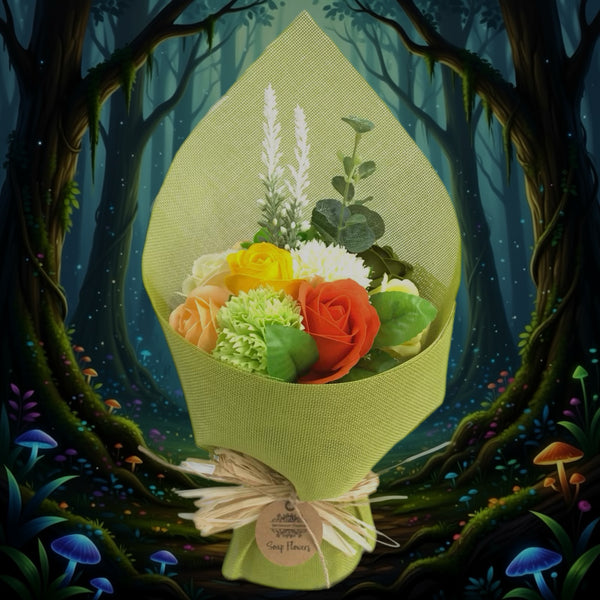The Fairy Forest Bouquet. Standing Soap Flower Bouquet. Fairy Flowers
