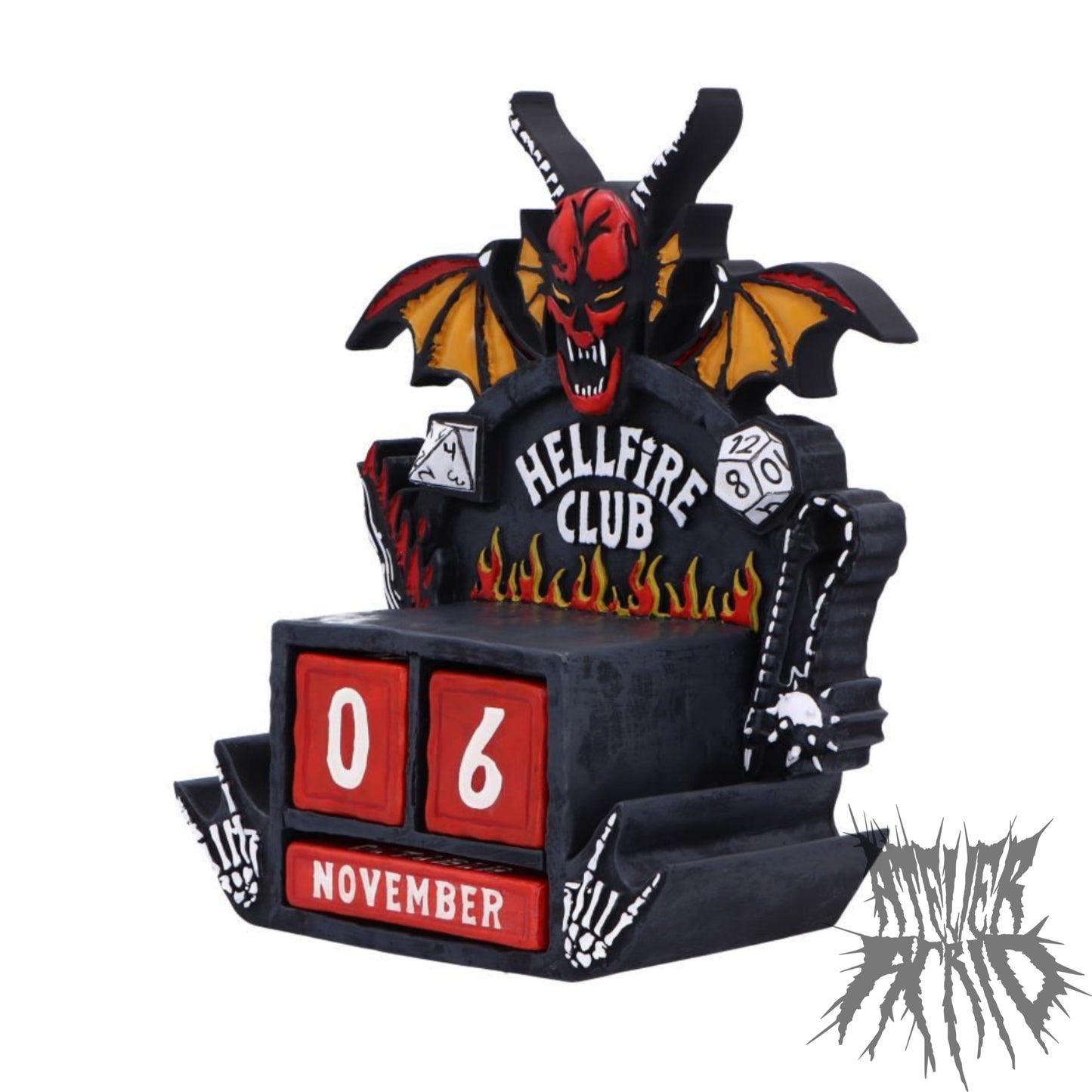 Stranger Things Hellfire Club Perpetual Calendar
