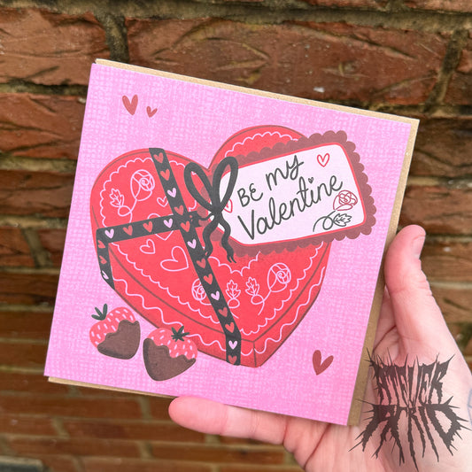 Chocolate Box Valentines Card by Helena Hartell