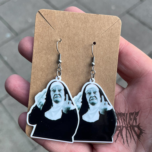 The Naughty Nun Earrings