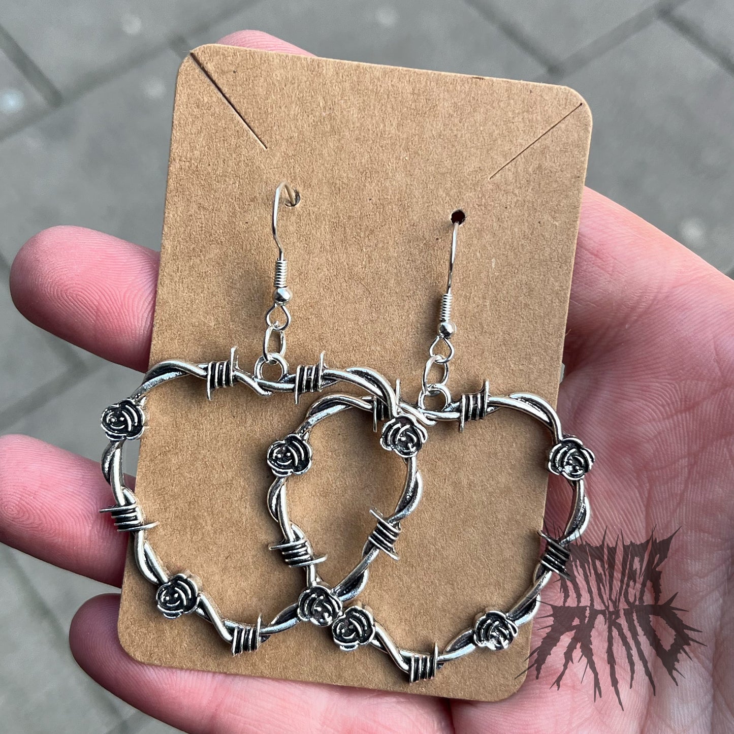 The Barbed Rose Earrings