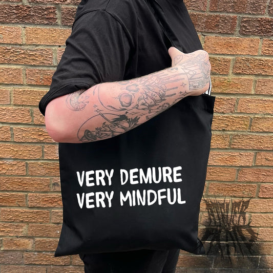 Very Demure, Very Mindful Tote Bag