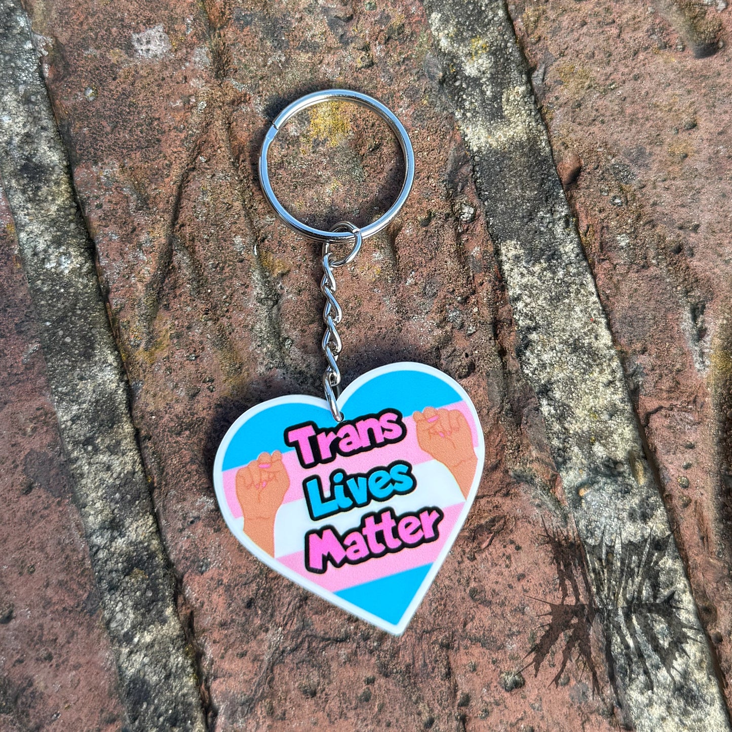 The Trans Lives Keyring