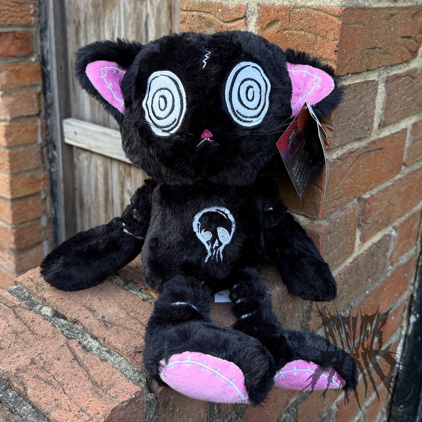 Hypno Cat Black - Gus Fink Plushie Pals