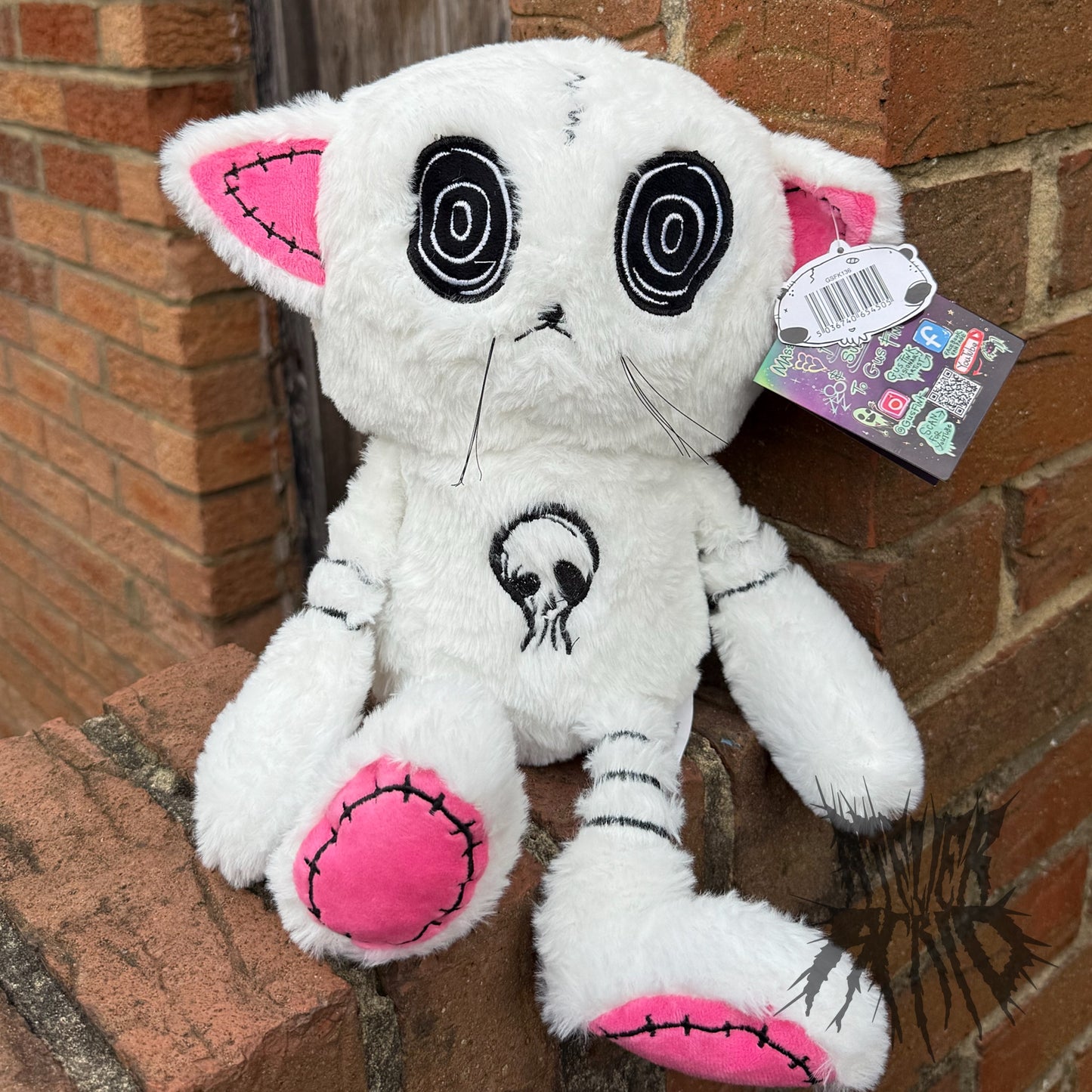 Hypno Cat White - Gus Fink Plushie Pals