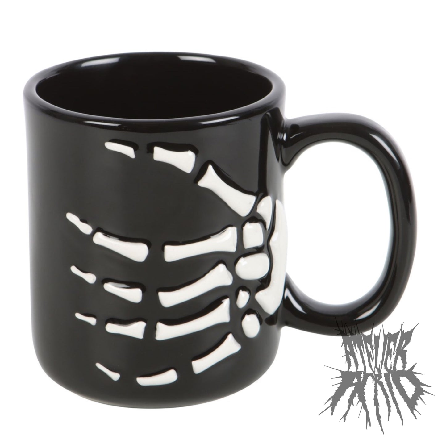 Skeleton Hand Ceramic Mug