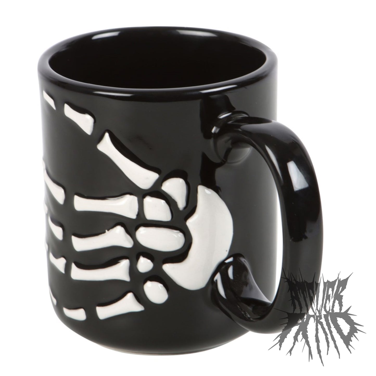 Skeleton Hand Ceramic Mug