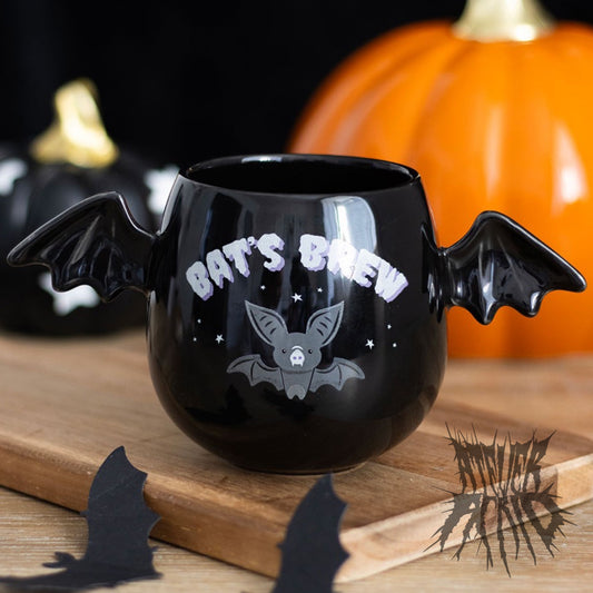 Bat's Brew Bat Wing Ceramic Mug