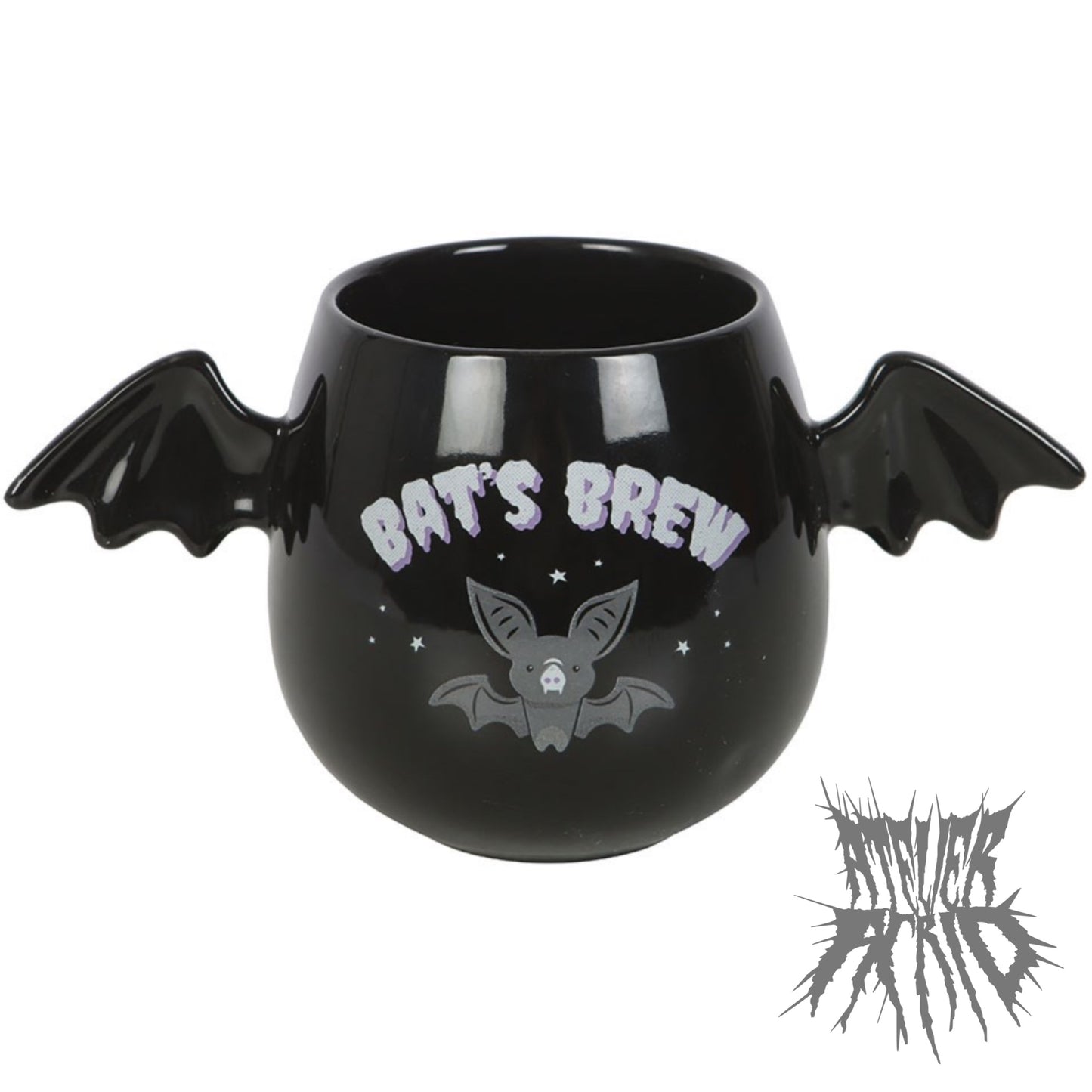 Bat's Brew Bat Wing Ceramic Mug