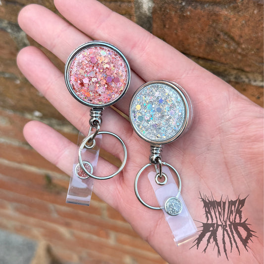 The Glitter Retractable Lanyard. Healthcare Lanyard- Nurses Lanyard. - Nurse Gift