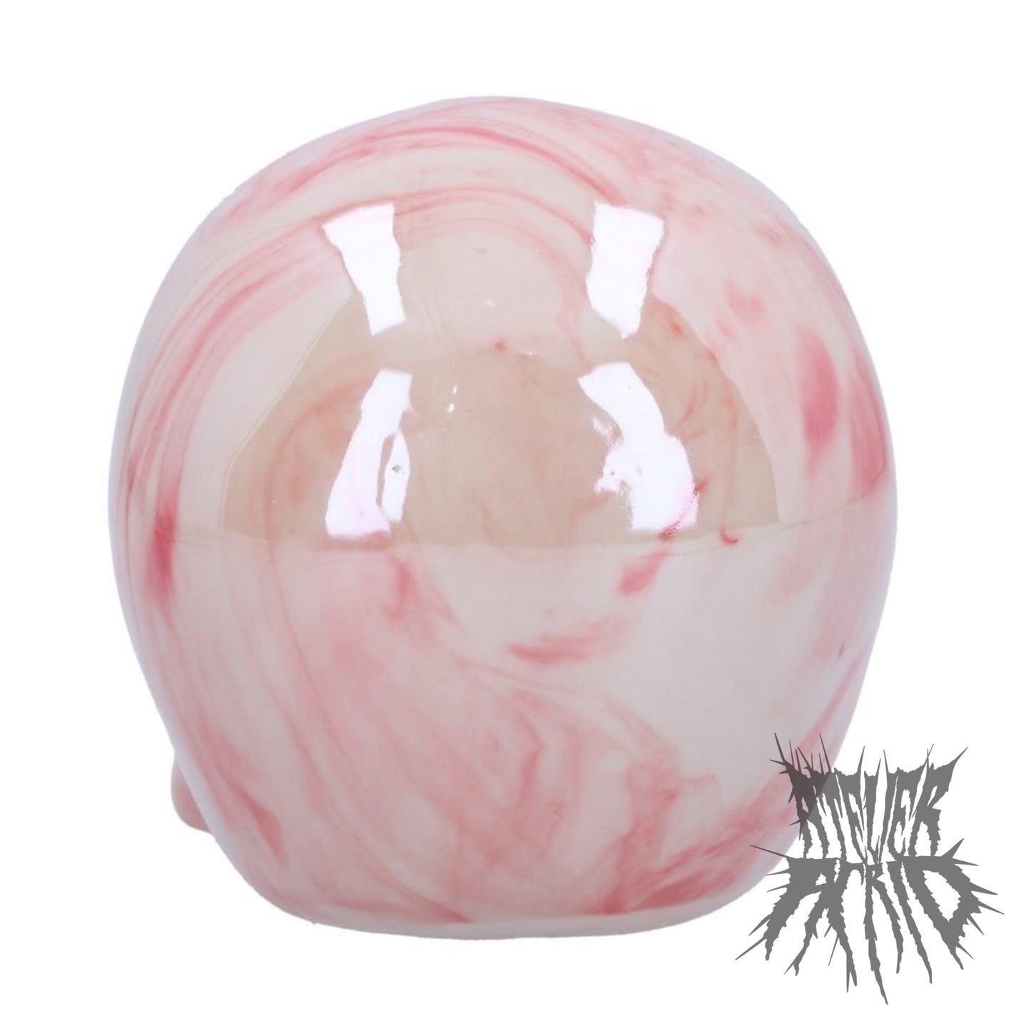 Marbellum Pink Marble Skull (Small) 7cm