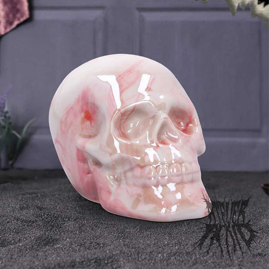 Marbellum Pink Marble Skull (Small) 7cm