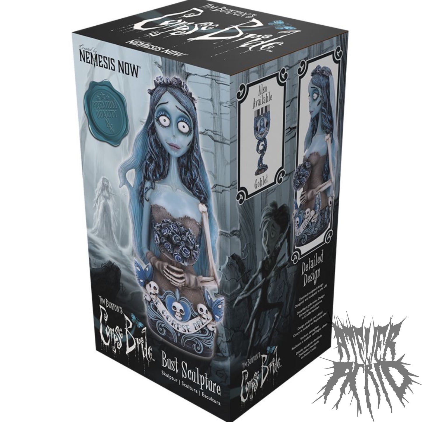 Corpse Bride Emily Bust 29.3cm