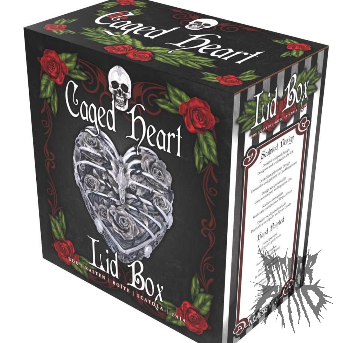 Caged Heart Box 10.5cm