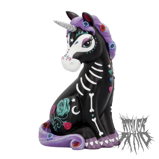 Sugarcorn Day of the Dead Unicorn Figurine