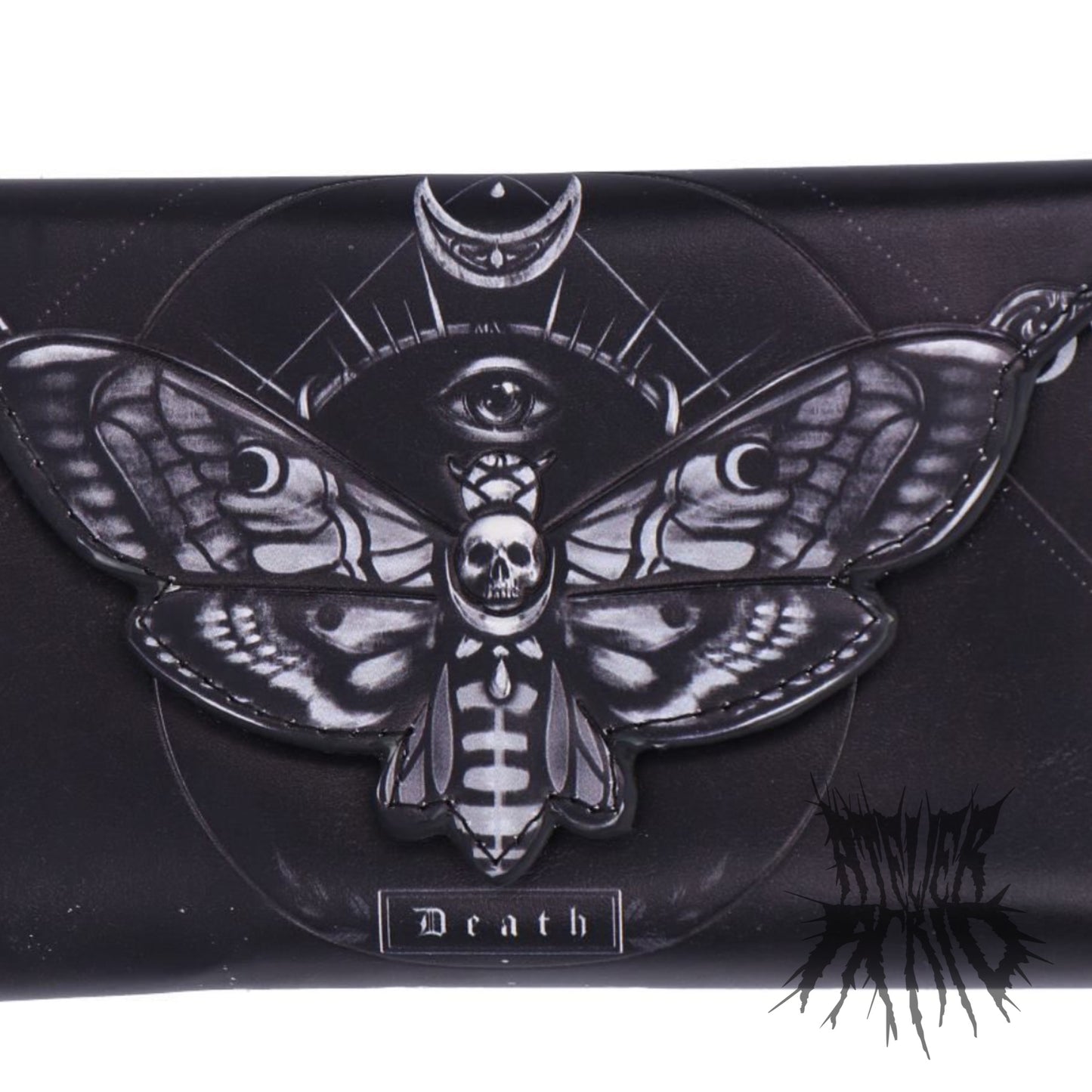 Death’s Head Moth Embossed Purse