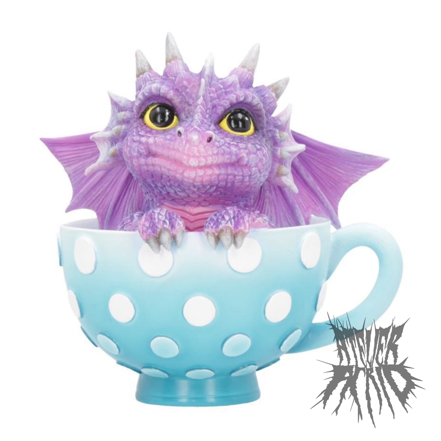 Cutieling by Nemesis Now. Cute Dragon in a Teacup figurine