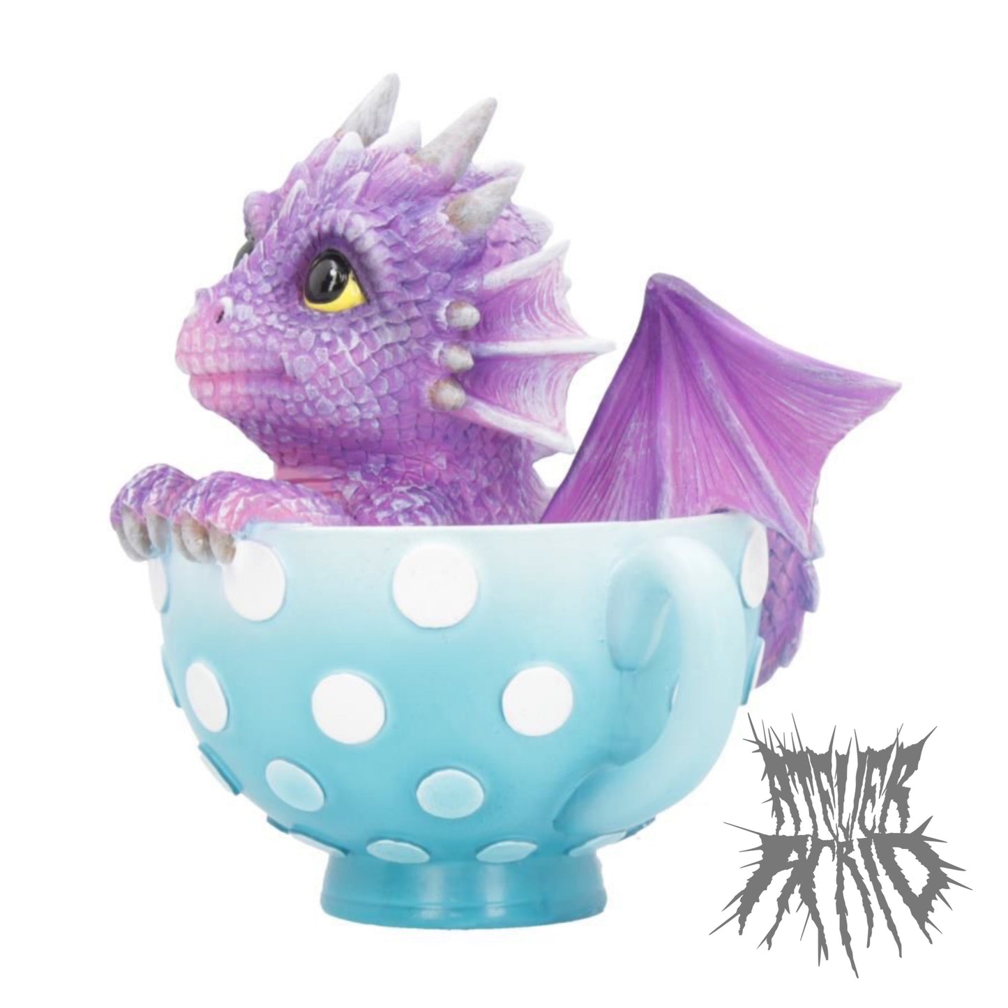 Cutieling by Nemesis Now. Cute Dragon in a Teacup figurine