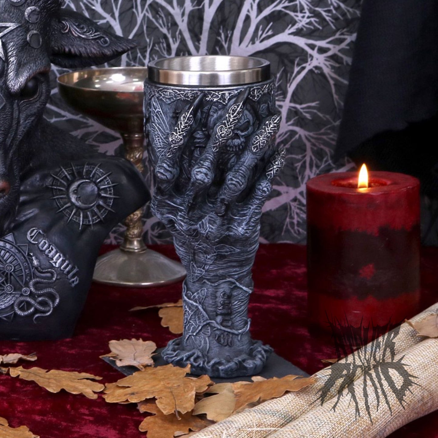 Baphomet's Grasp Goblet 18cm