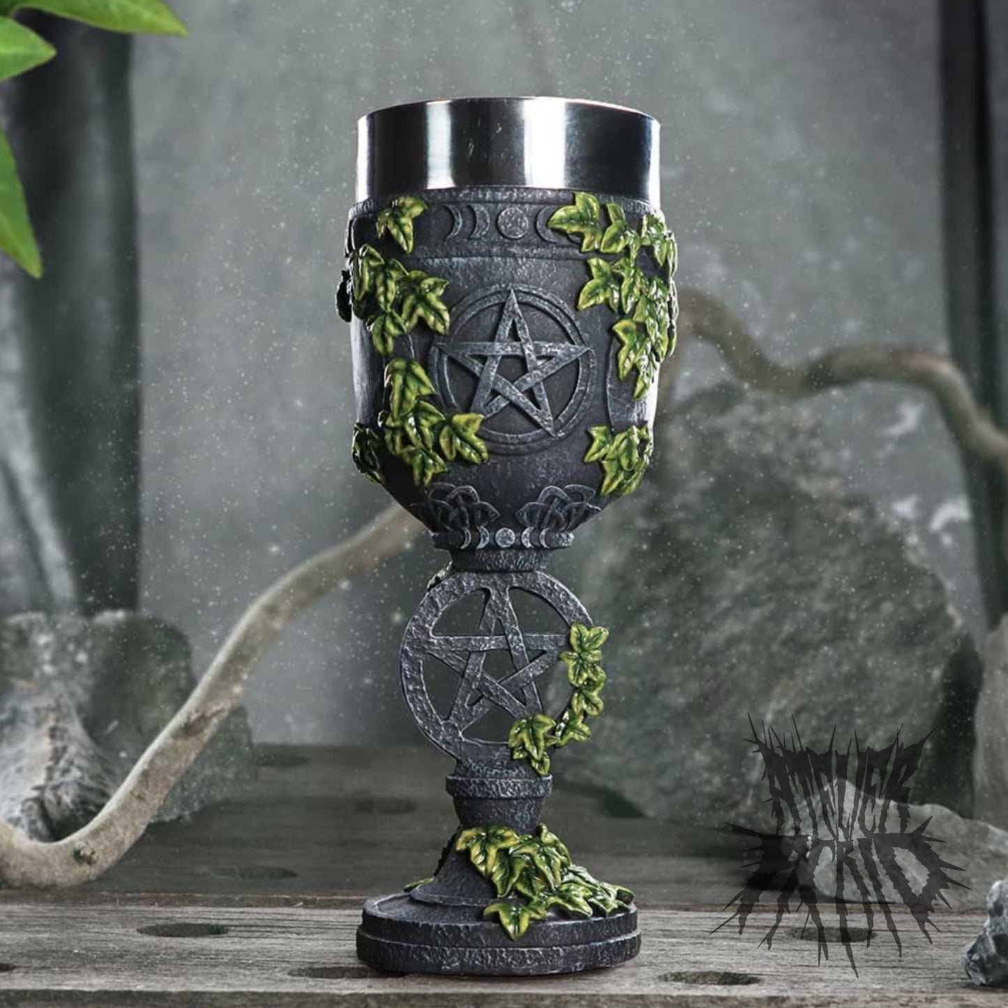 Aged Pentagram Goblet 19.5cm