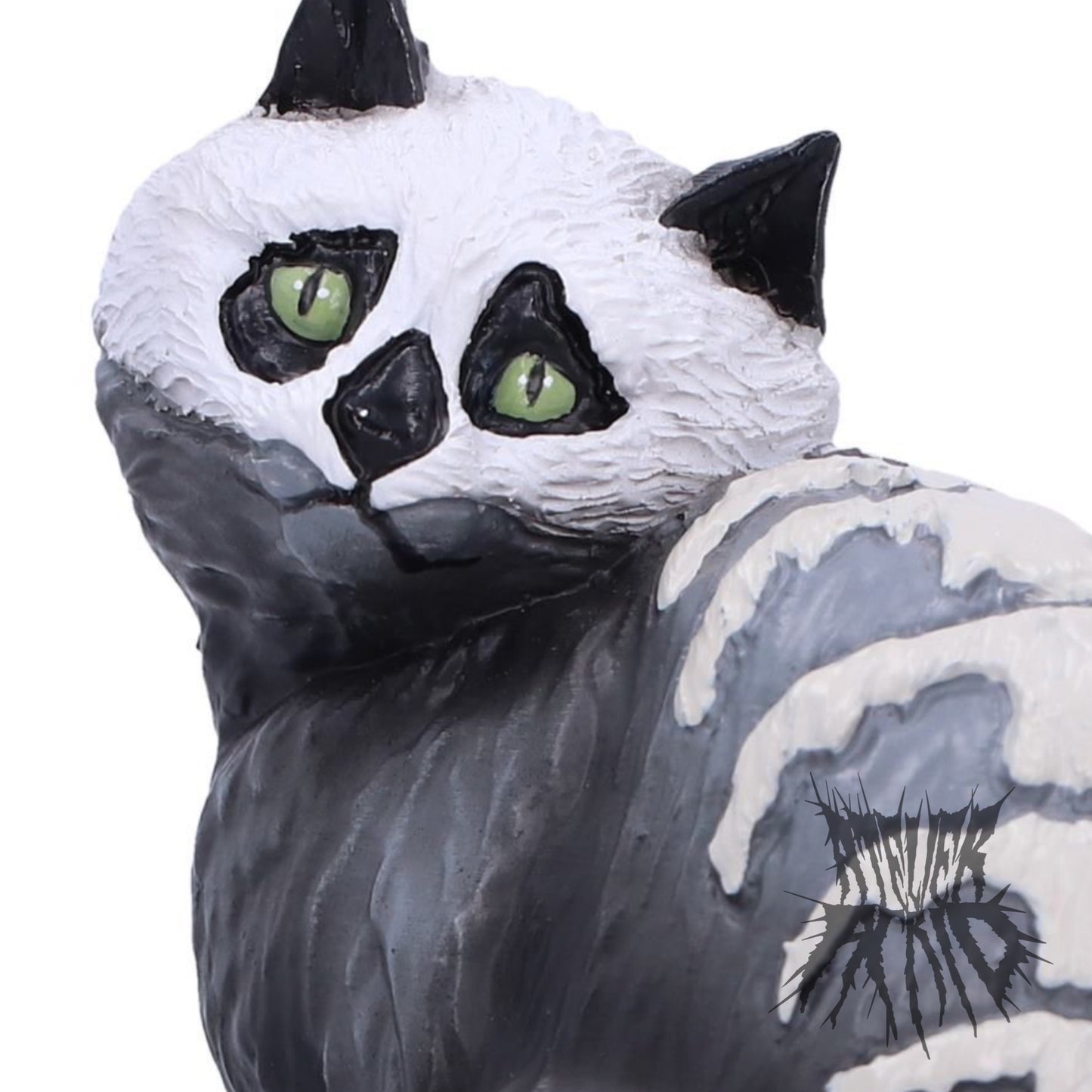 Skull Cat by Martin Hanford 15cm