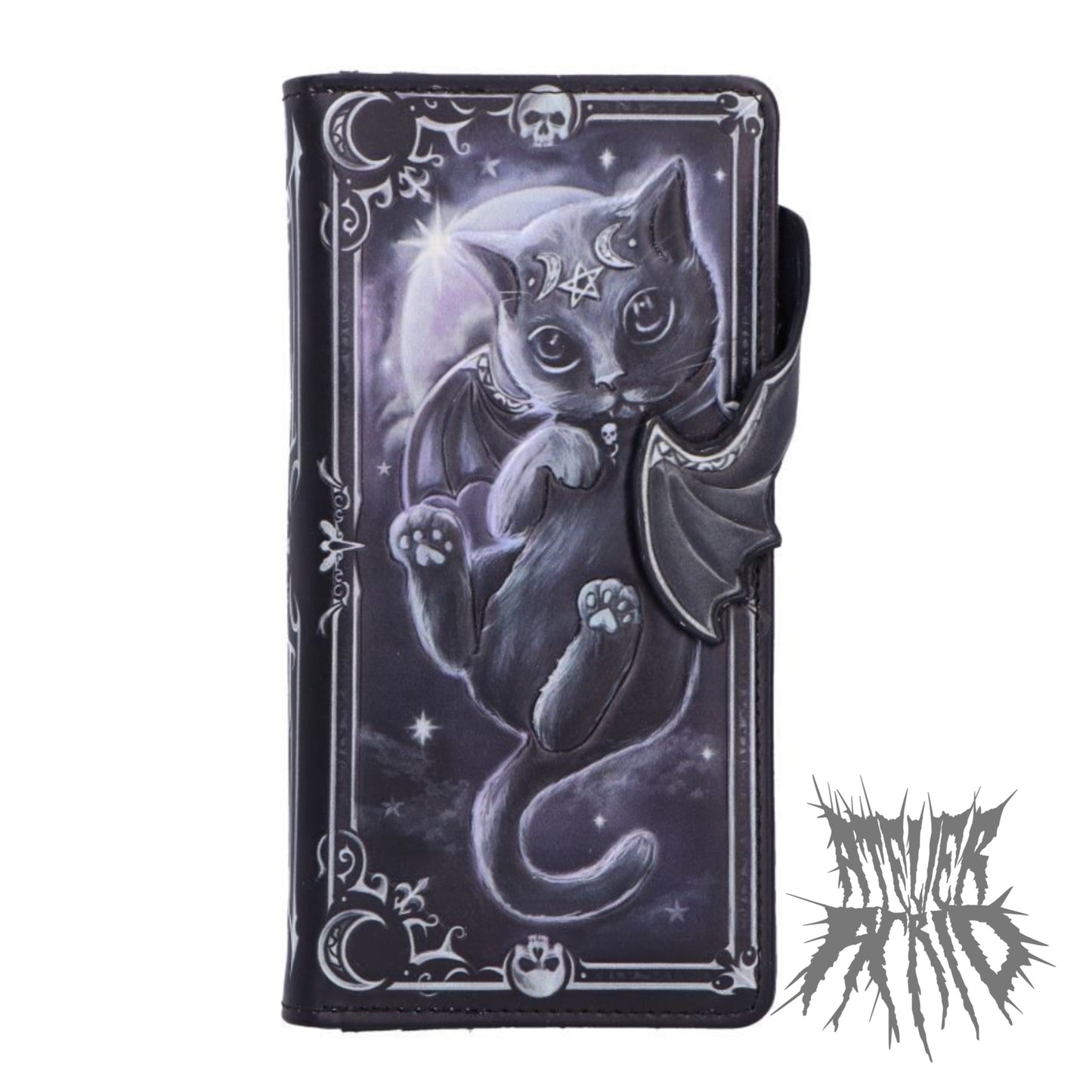Moon of Malpuss Embossed Purse - Cult Cuties by Nemesis Now