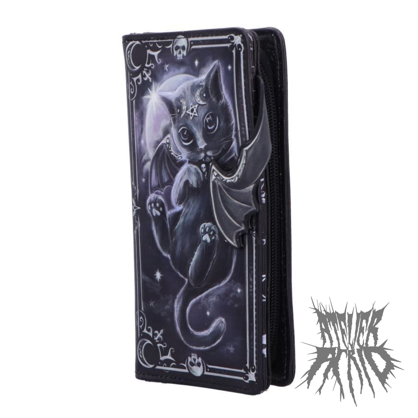 Moon of Malpuss Embossed Purse - Cult Cuties by Nemesis Now