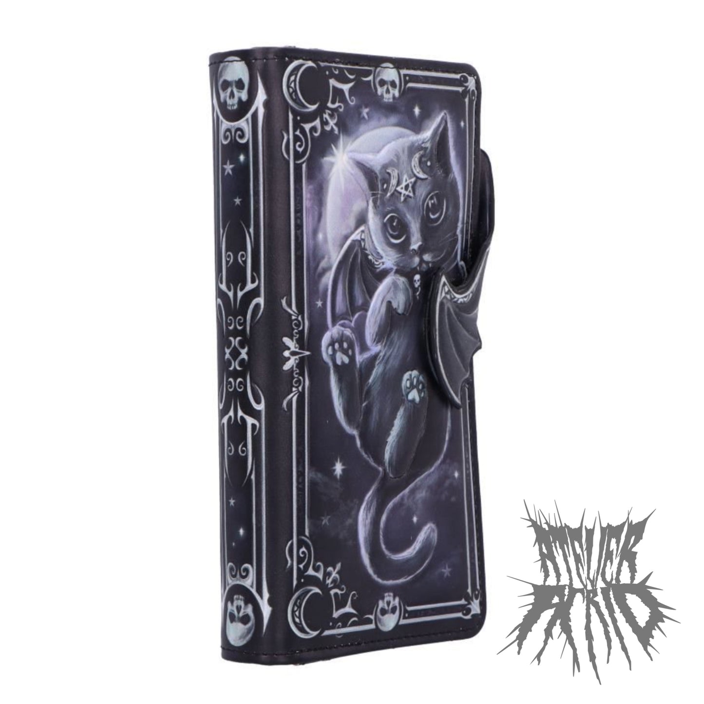 Moon of Malpuss Embossed Purse - Cult Cuties by Nemesis Now