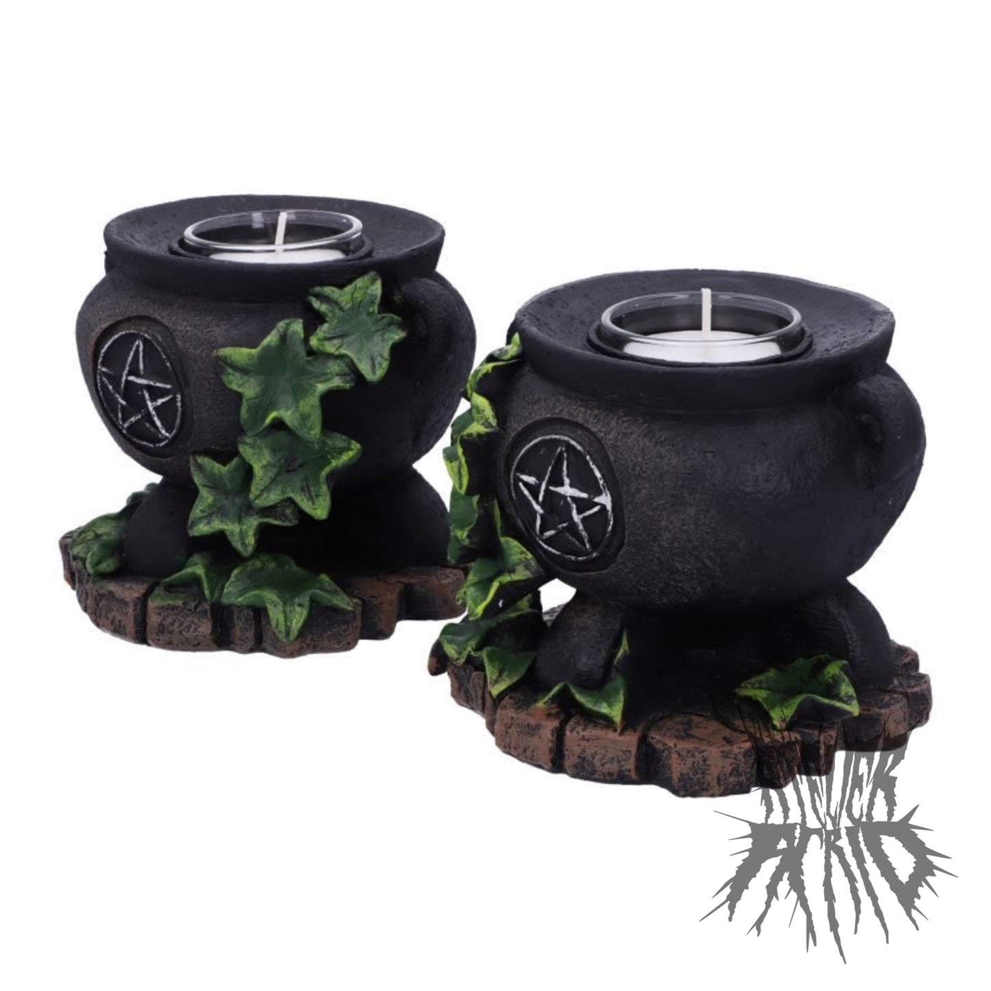 Ivy Cauldron Candle Holder 11cm (Set of 2)