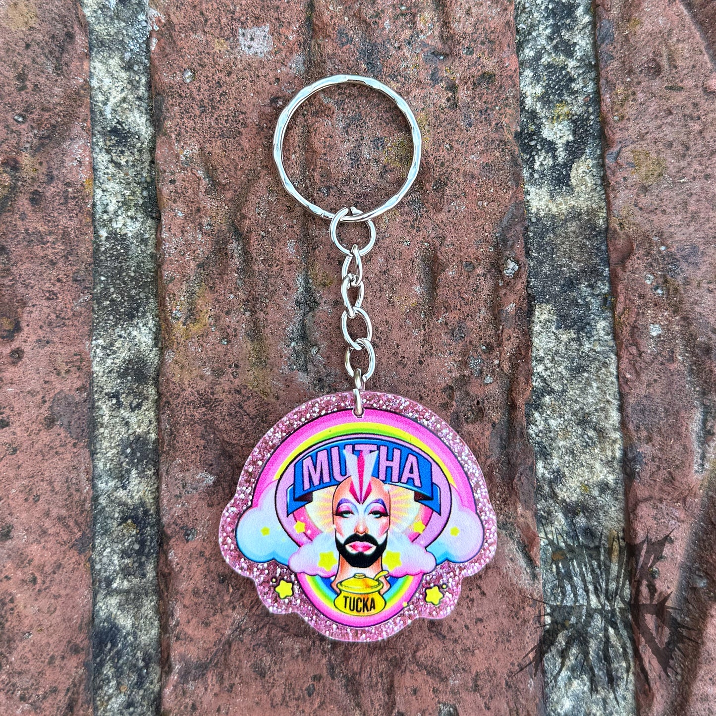 The Mutha Tucka Logo Keyring