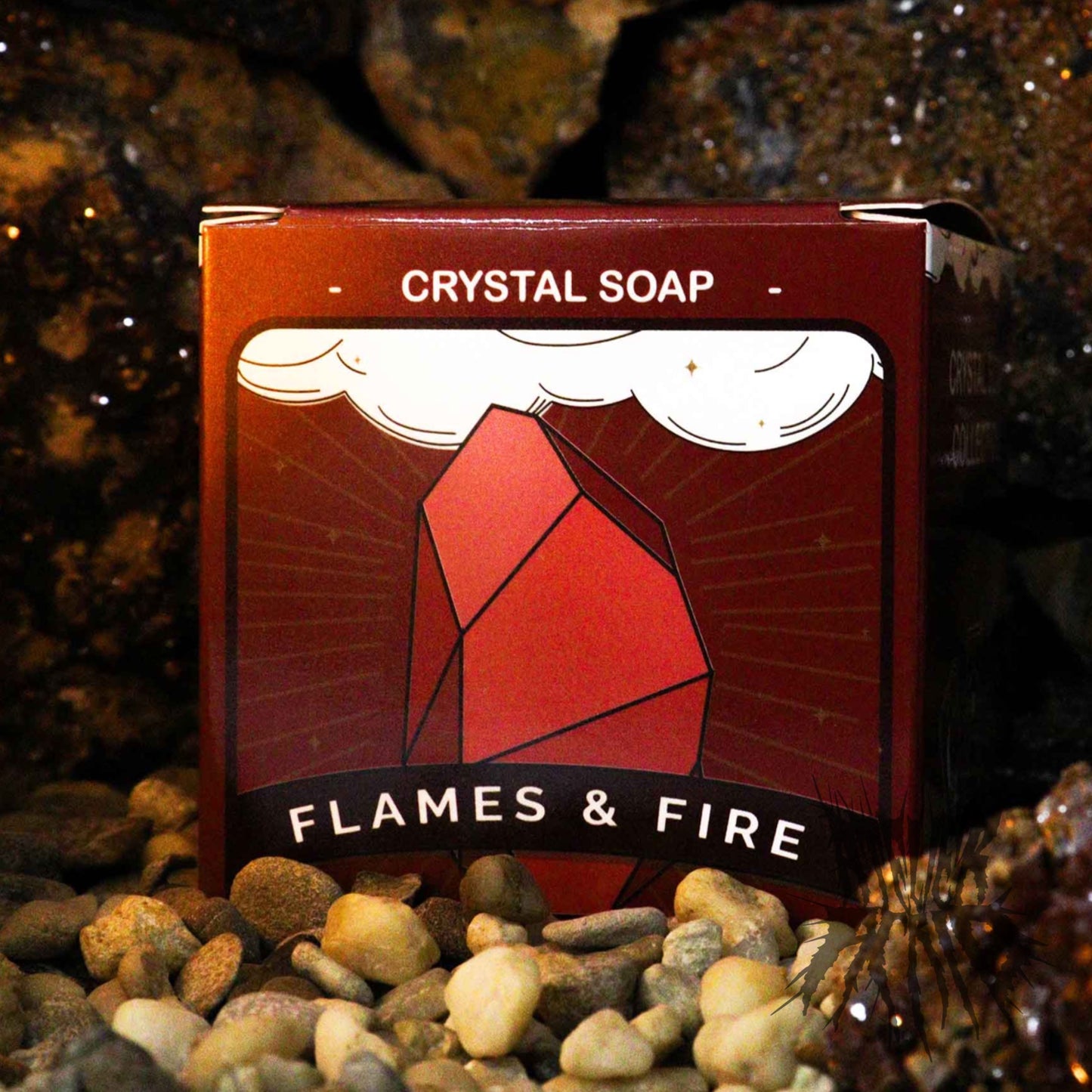 Crystal Elemental Soap - Fire. Surprise Crystal Soap