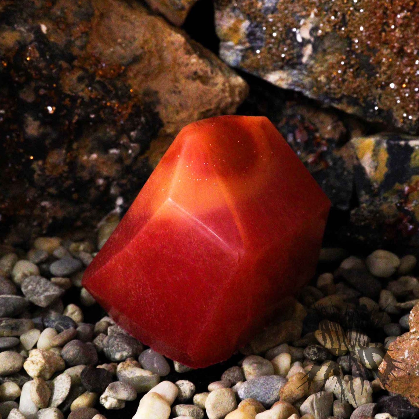 Crystal Elemental Soap - Fire. Surprise Crystal Soap