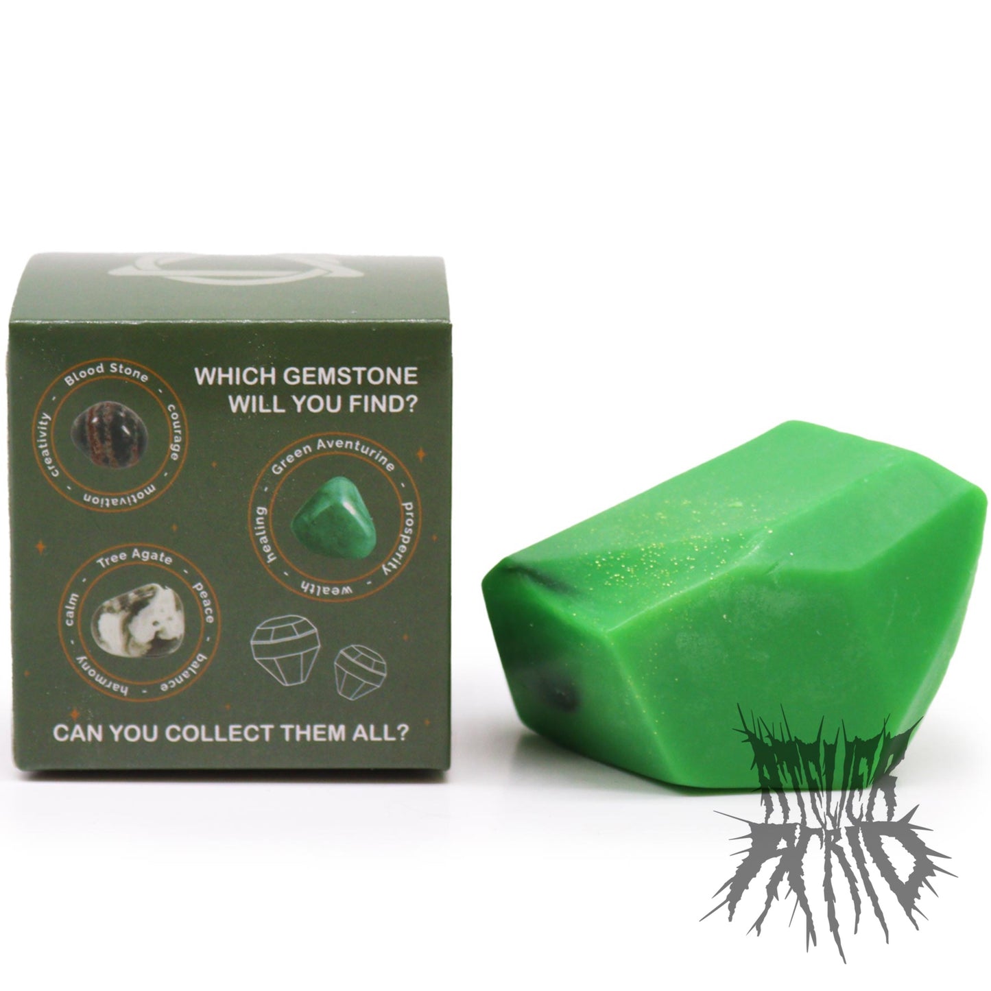 Crystal Elemental Soap - Earth. Surprise Crystal Soap